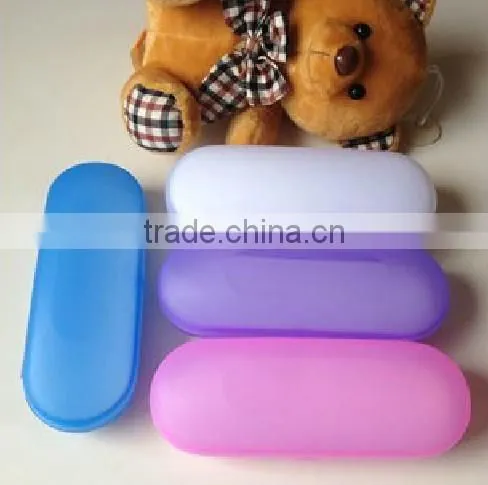 Glasses cloth in plastic case