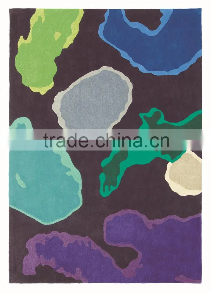 Commercial use New zealand wool carpet hand tudfted carpet