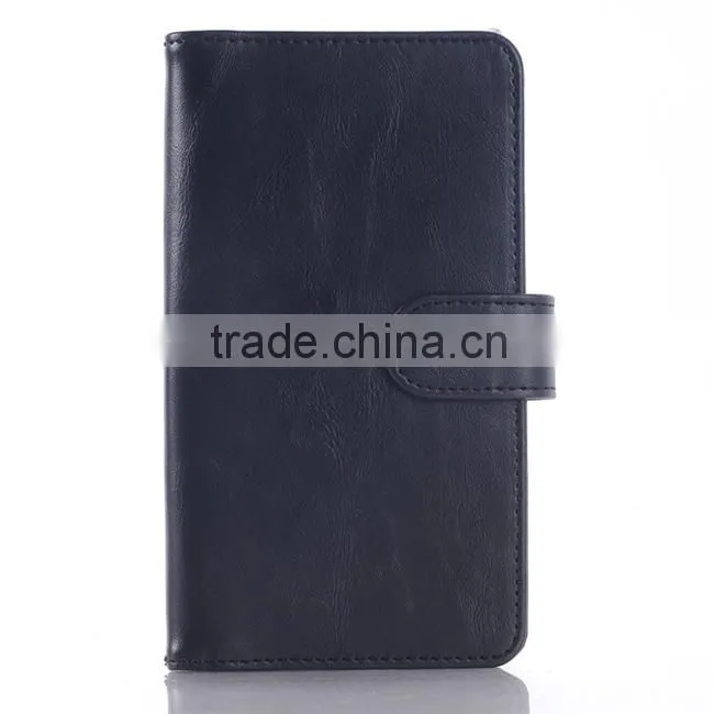 Book Style Wallet Genuine Leather Cover Case For Sony Xperia Z4