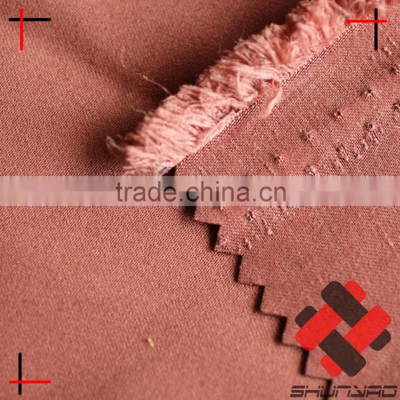 Nylon/Polyester High Quality heavy Moss Microfiber Peach Skin for winter jacket