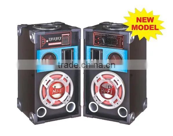 cool model Hi Fi active stage USB speaker with color light