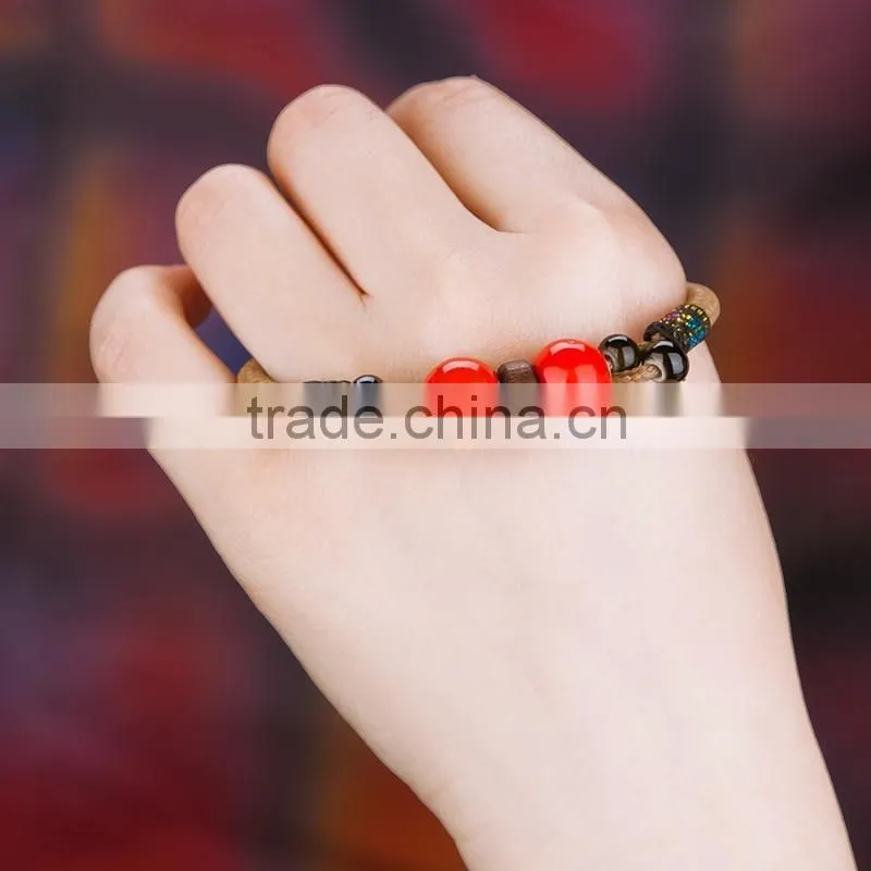 Jingdezhen Handmade woven bracelet , Ceramic friendship Bracelet on sales