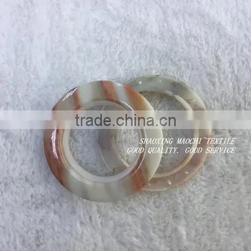 wholesale plastic eyelets rings with small plastic inside fashion rings for curtains