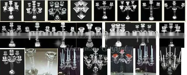 Hotsell Crytal Holiday Candle Holder For Christmas Centerpiece Supplies