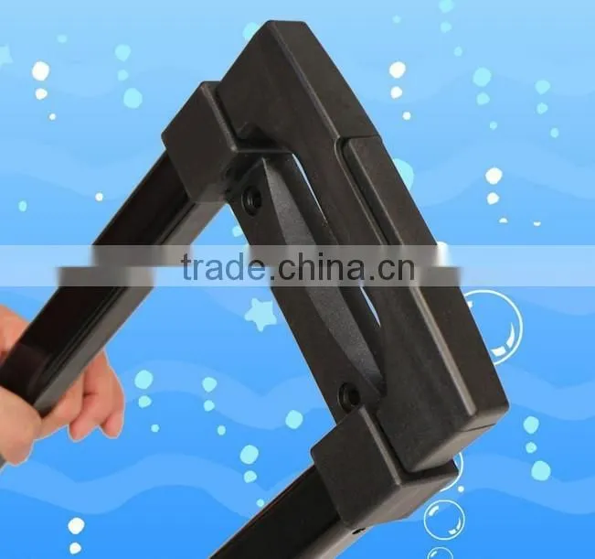 Equipment instrument aluminum case tool box aluminum case computer bag trolley handle