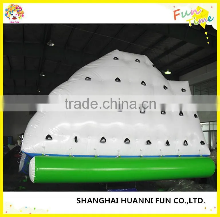 Giant inflatable water iceberg,inflatable climb iceberg at water park