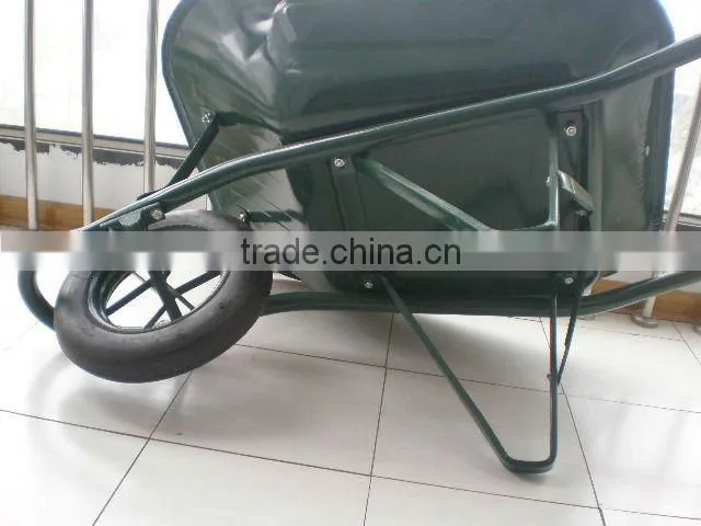 galvanized bucket wheel barrow WB6400 log carrier wheel barrow