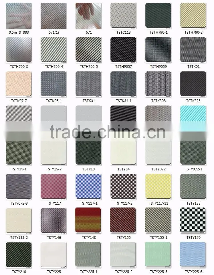 TSAUTOP 0.5M/1M width Best Selling Carbon Fiber Pva water transfer print film hydrographic film hydro printing film TSTHP083-1