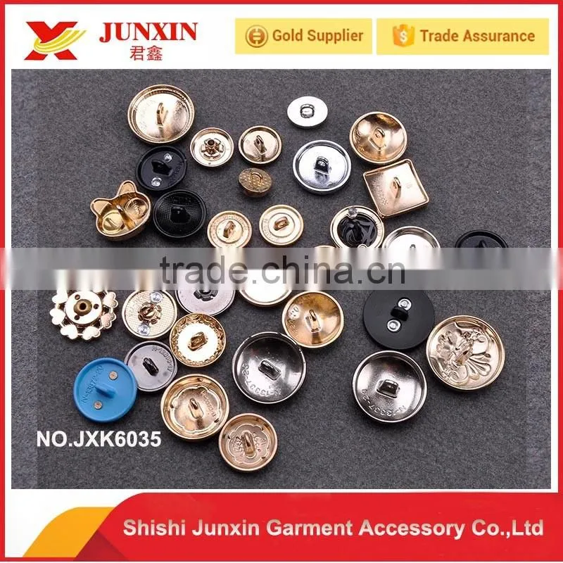 Cheap wholesale metal button shank button for coats
