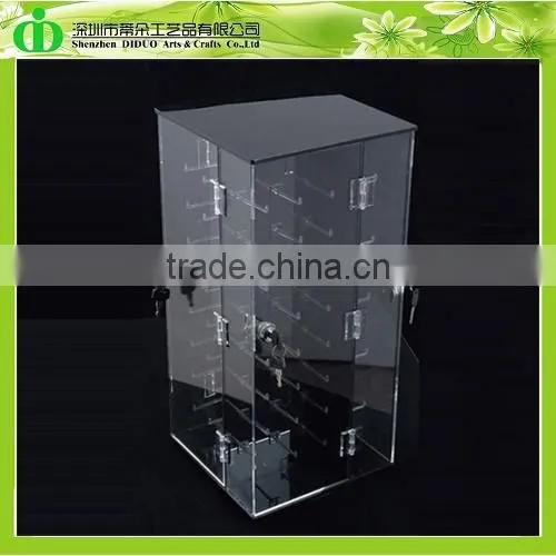 DDC-C044 Trade Assurance Rotating Acrylic Keychain Display Cabinet