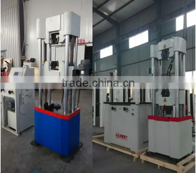 Microcomputer hydraulic universal tensile fasteners testing equipments manufacturer