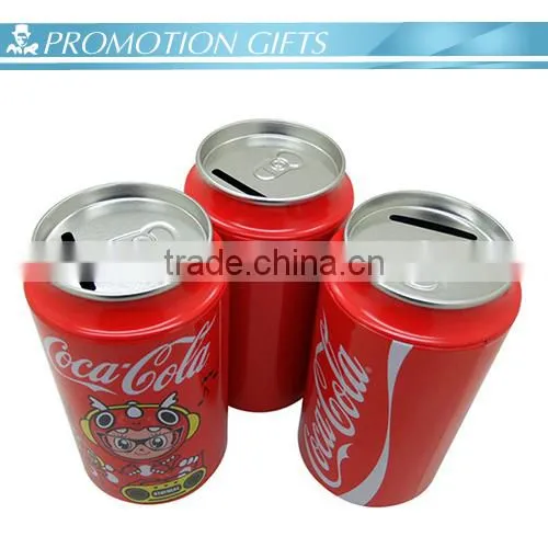 Advertising coin can money saving bank as promotion gifts