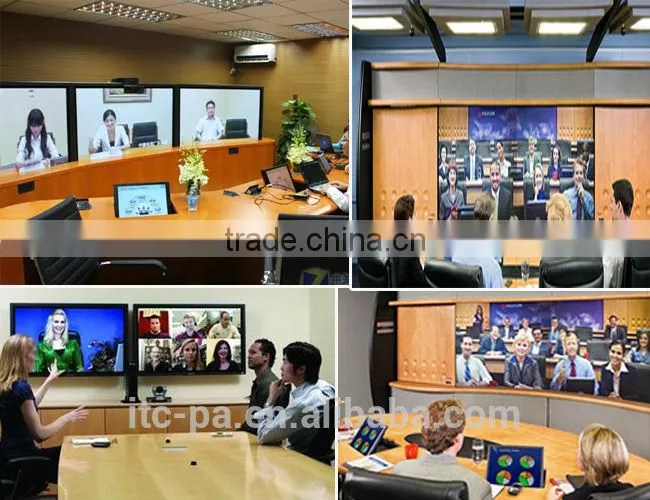 HD large capacity video conference sysytem central control