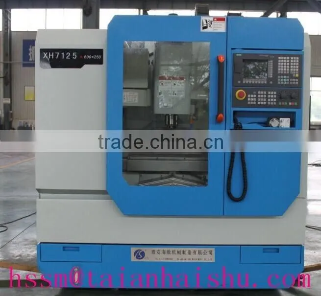 5-axis machining center XH7125 vertical cnc machining center with low price