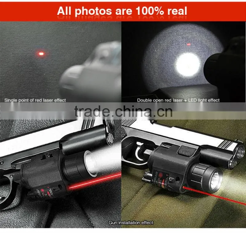 Tactical green and red Laser Sight with LED for Picatinny Rail