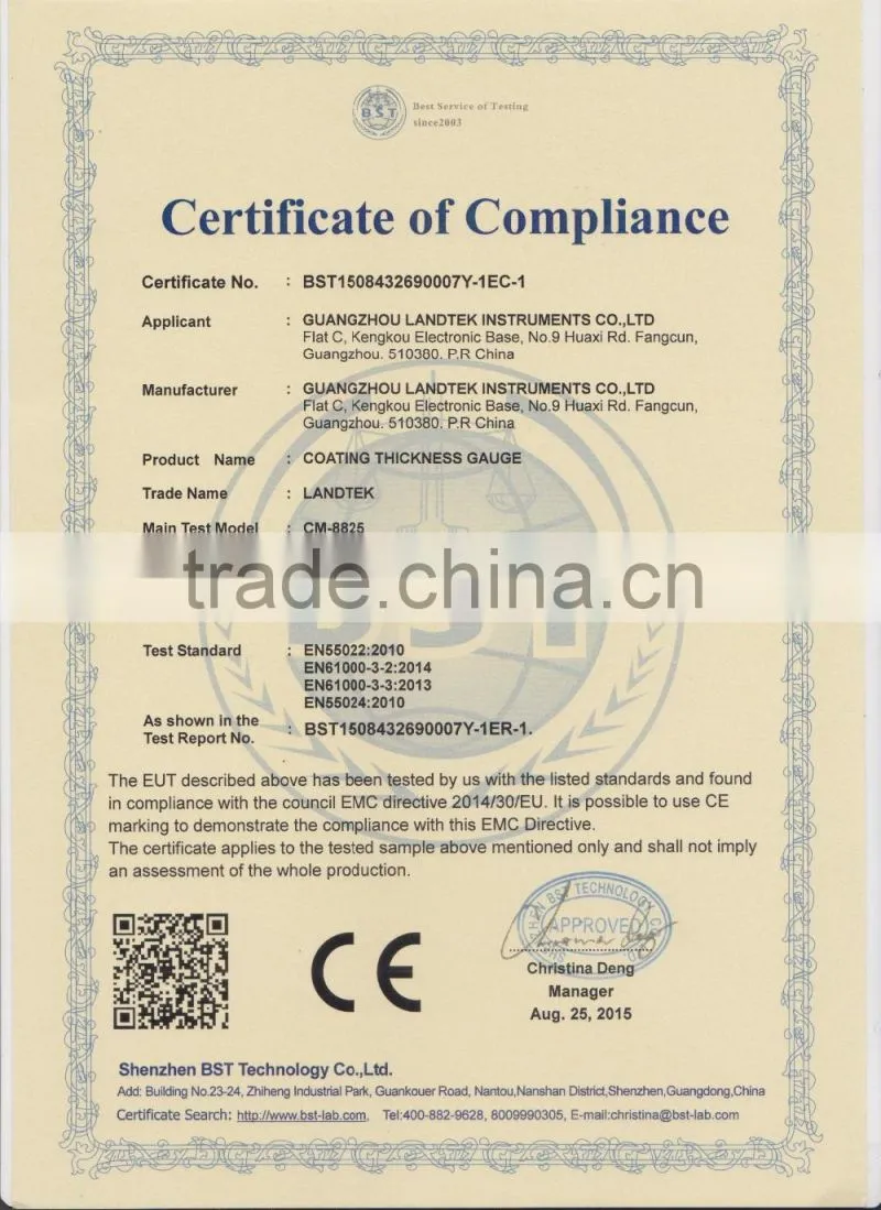 Micro Coating Thickness Meter CM-1210-200F 0~200um/0~8 mil