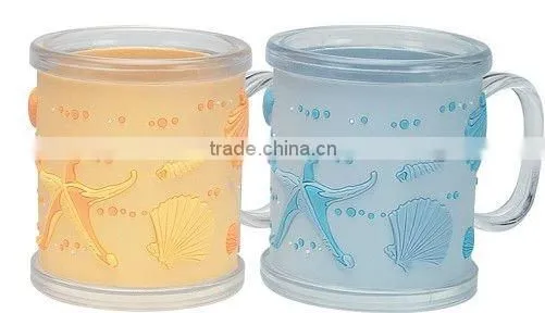 custom 3d soft pvc letter mug cup