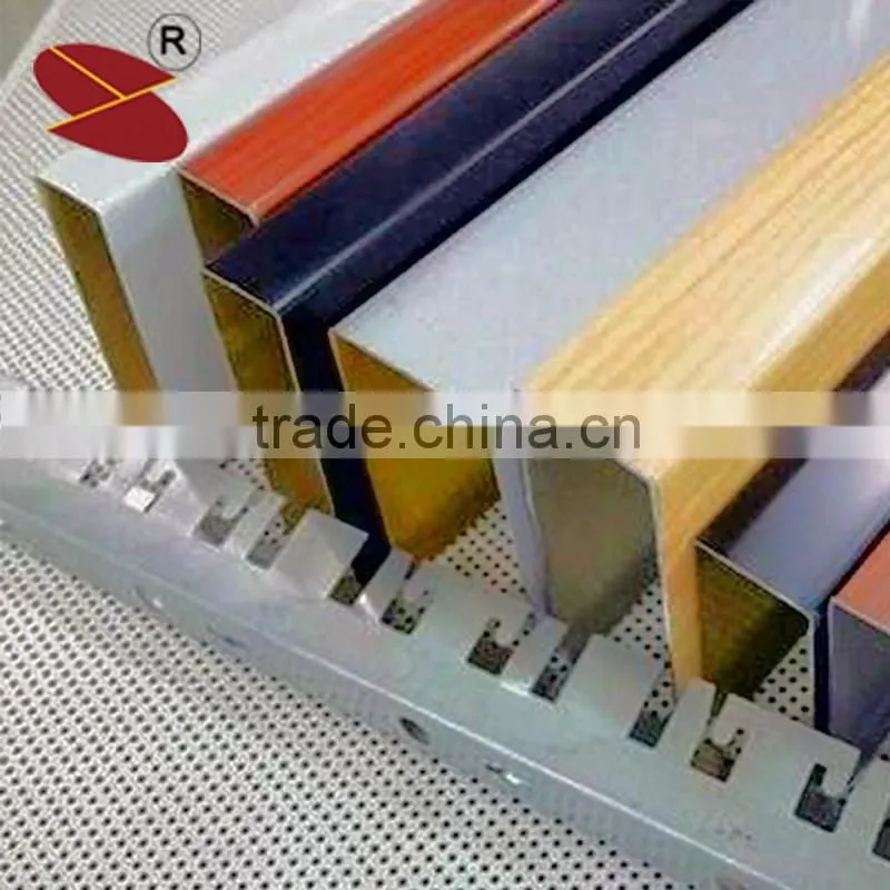 Wholesale 100*100*1.0mm Powder coating White Color Aluminium Baffle Ceiling