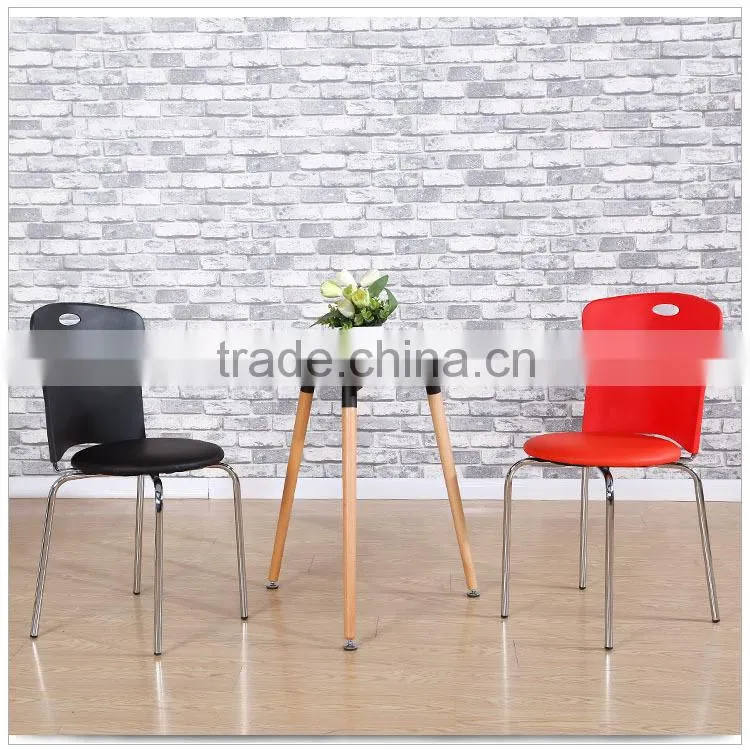 Black Plastic Chair for Home Use