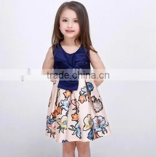 wholesale flower kids girl dress baby girl dress prices summer latest stylish pari dress for baby girl