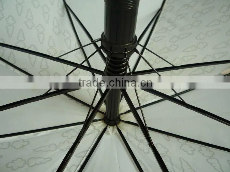Rain or promotional straight bamboo umbrella