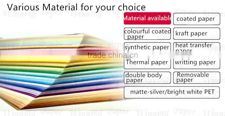gum paper sticker with low price