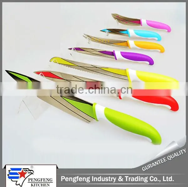 Wholesale from china knife set with steak knife