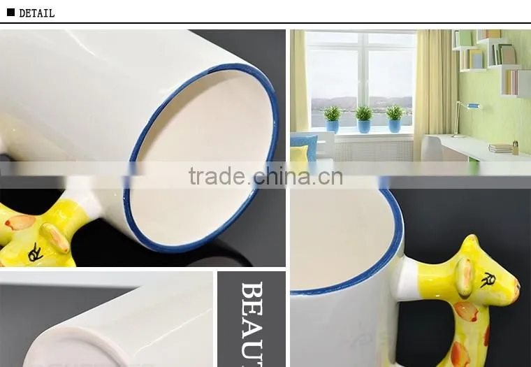 11oz souvenir Sublimation drinkable animal shaped mugs