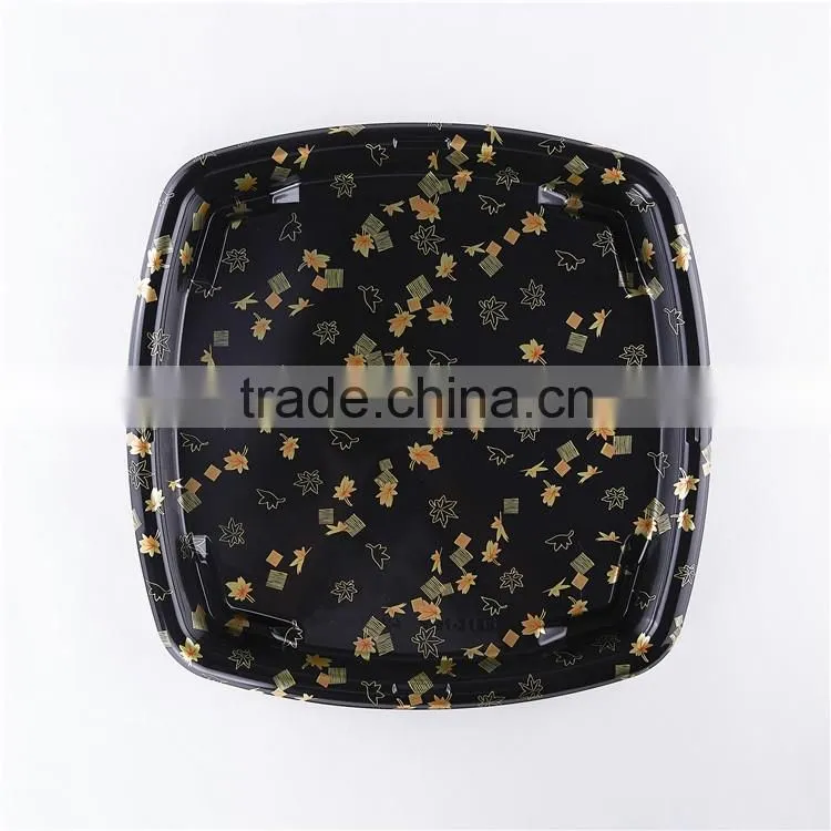 SM1-3130A Square Plastic Plate,plastic tray,disposable tray with Transparent Lid for Food