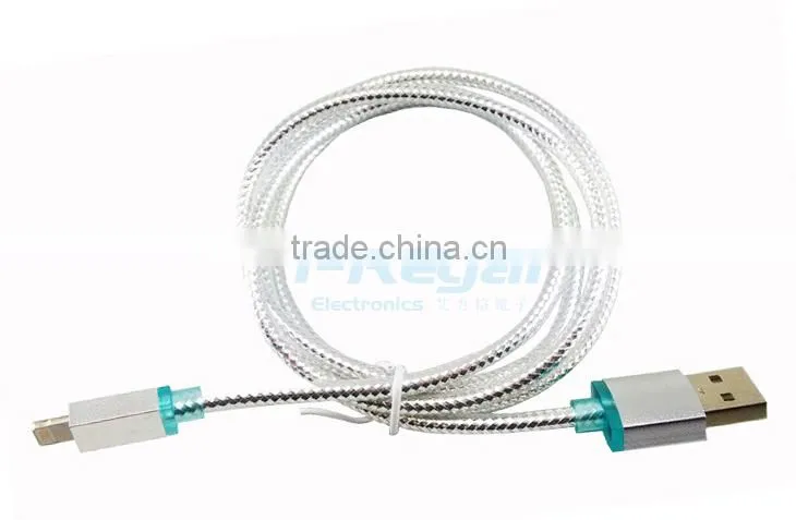 2015 Newest Crystal Perfume usb data charger cable for samsung for iphone 6