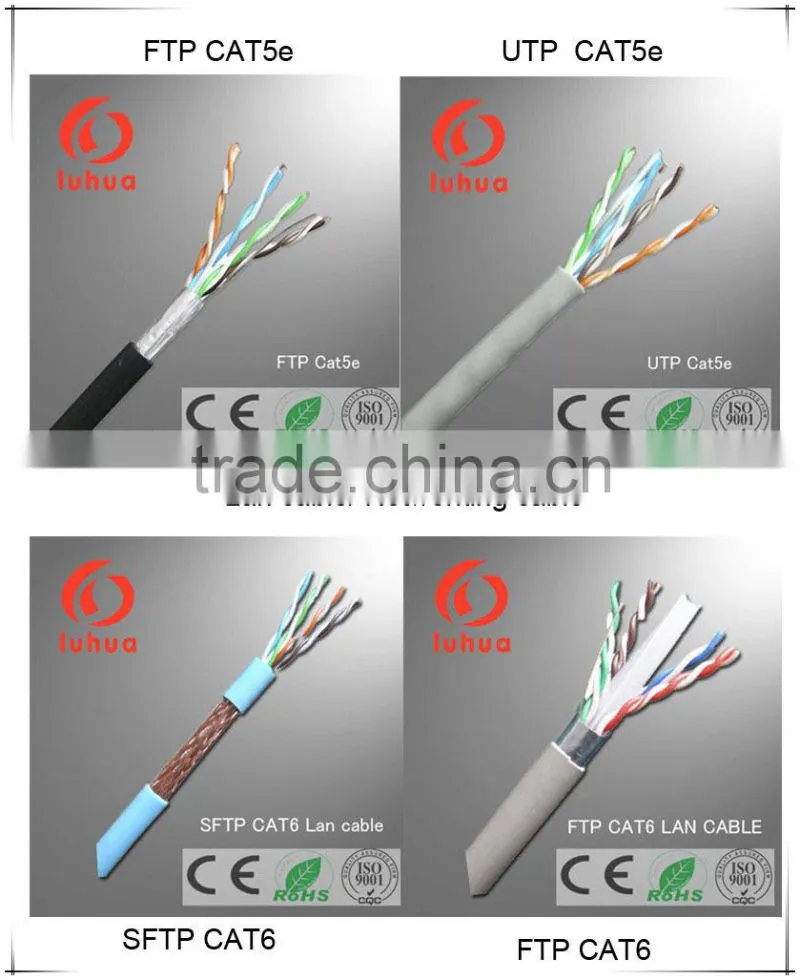 ethernet cable 305 mtr FTP/UTP CAT6/CAT6e CAT5/5e lan cable