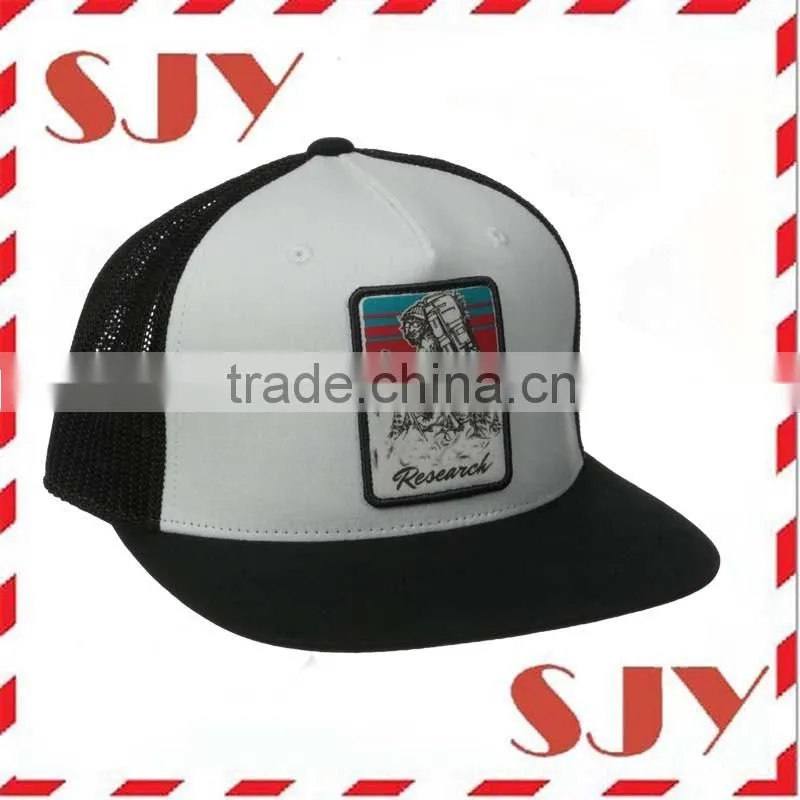 Custom Embroidery Patch Mesh Back High Profile Trucker Hat