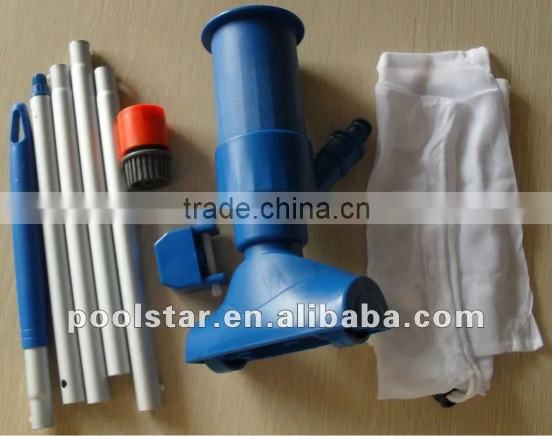 Swimming Spa Pool Equipment P1101, Jet Vac Kit w/ 5 Section Aluminum Poles of 48"/120cm