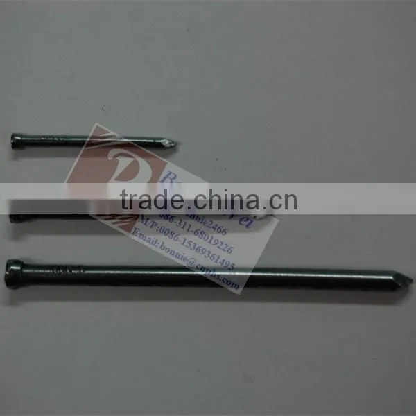 Black bullet lost head nail