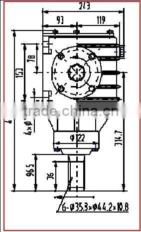 Speed Reducer for Rotavator