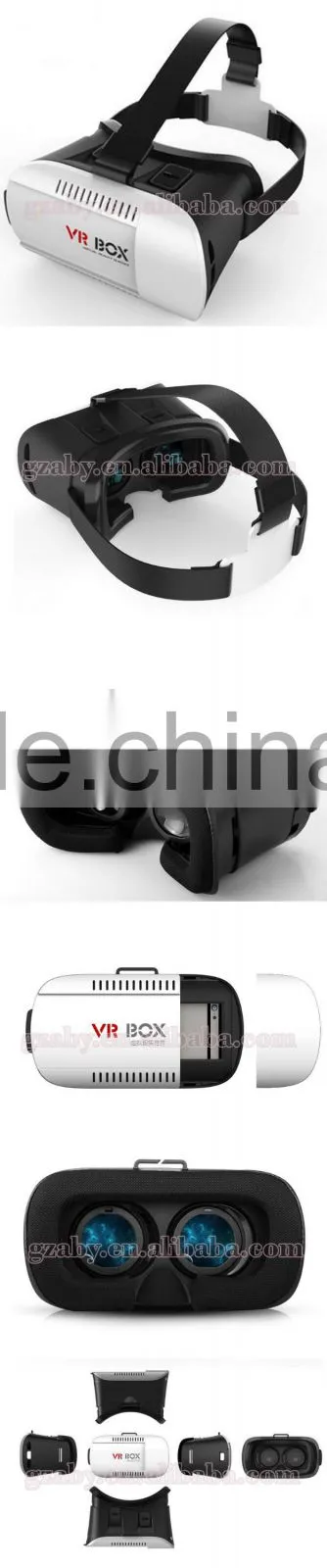 3D Virtual Reality 3D Glasses Vr Box Headset for Movies and Games with Adjustable