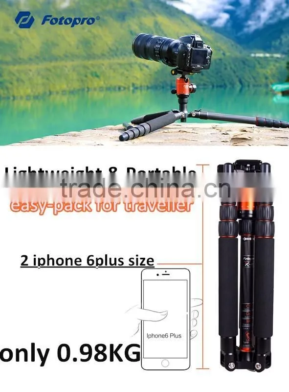 Fotopro carbon fiber tripod monopod lightweight ball headX4CN+42Q