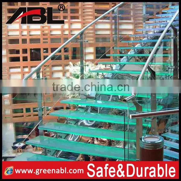 304/316 Building material for project stainless steel glass railing glass balustrade glass handrail