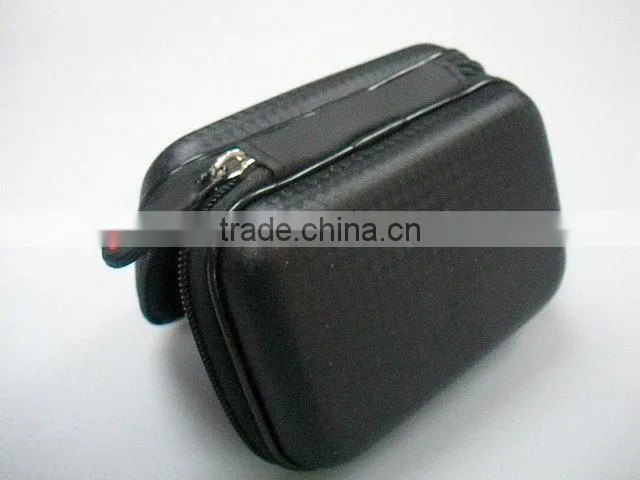 5inch pu fabric black hard shell eva security camera case