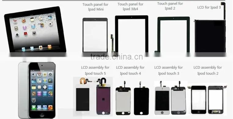 hot china products wholesale for ipad mini touch screen repair/replacement