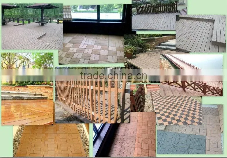 solid wpc decking high grade