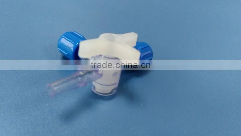 Medical with male lock adapter plastic three-way stopcock