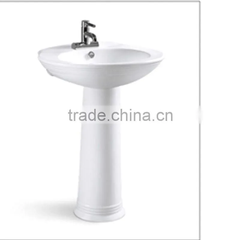Bathroom Economical Ceramics basin pedestal DW416
