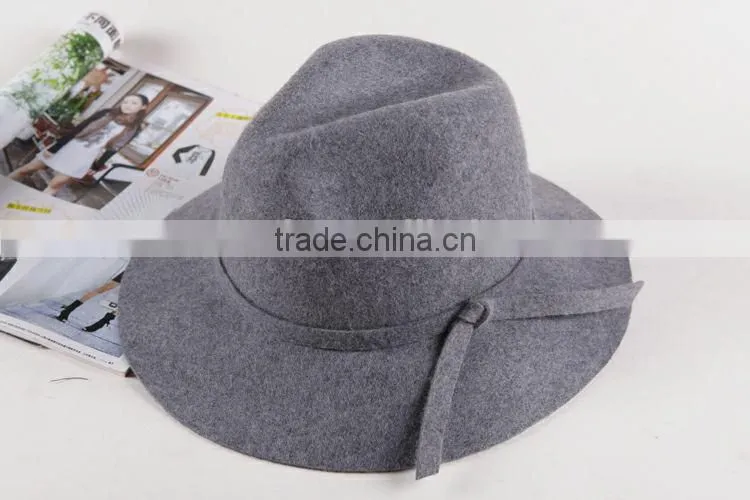 new hot product for 2015 floppy wool felt kid hat