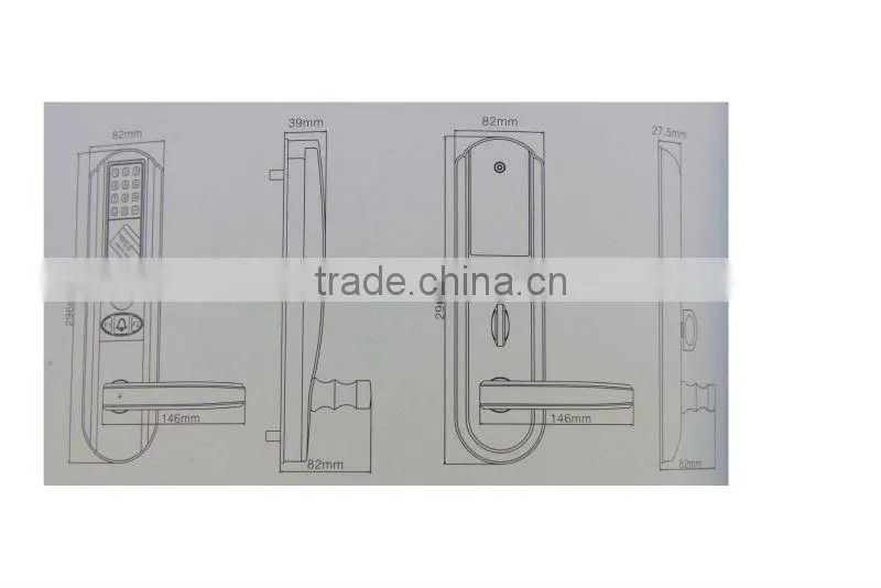 password lock biometric fingerprint door lock