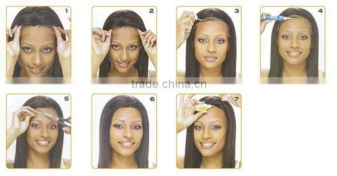 High quality 100% synthetic blonde lace front wigs