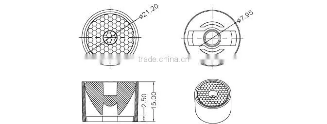 lens 15 *40 degree for stage light match seoul Imitation lumens LED