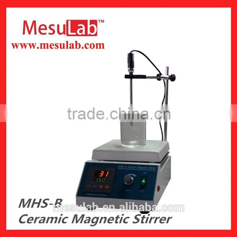 laboratory magnetic stirrer with hot plate 1600 rpm MHS-B