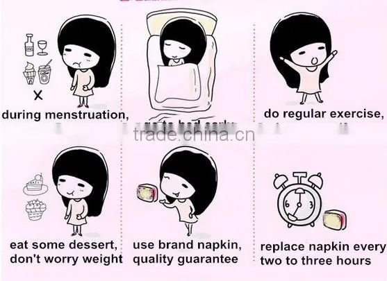 Medical women sanitary napkin, maternity sanitary towel, lady anion sanitary napkin