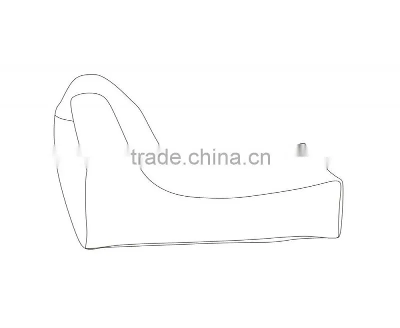 long beanbag sofa chair shock absorbing seat